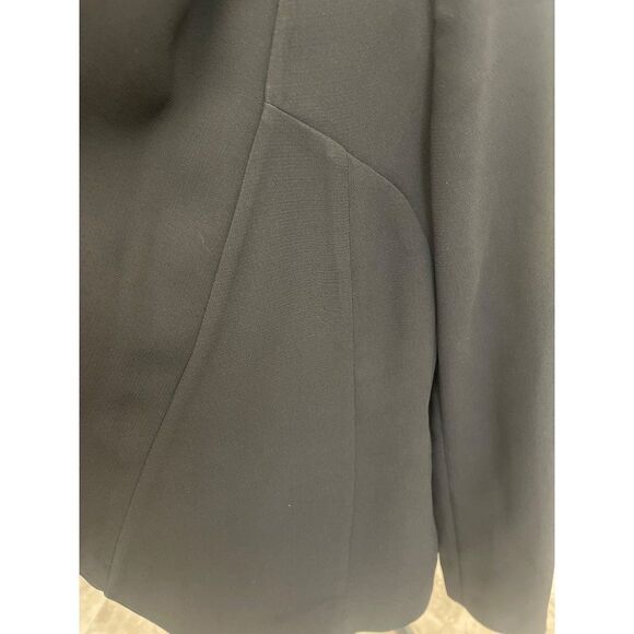 DKNY Black Open Cascading Front Blazer Size XS - Picture 5 of 8